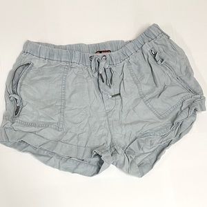 S Baby Blue Shorts with Zipper pockets FOREVER 21